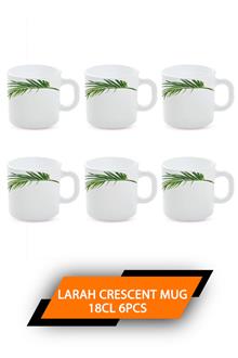 Larah 18cl 6pcs Mug Crescent